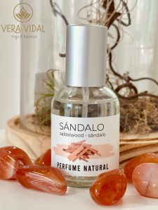 PERFUME NATURAL DE SANDALO Y CUARZOS